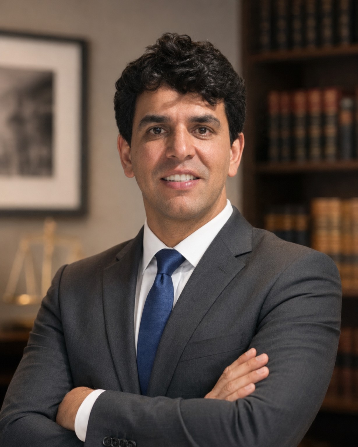 Cesar Serapião em retrato profissional
